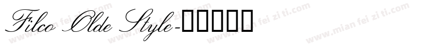 Filco Olde Style字体转换